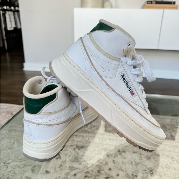 Reebok Club C Geo Mid - Green Detail - Picture 8 of 11